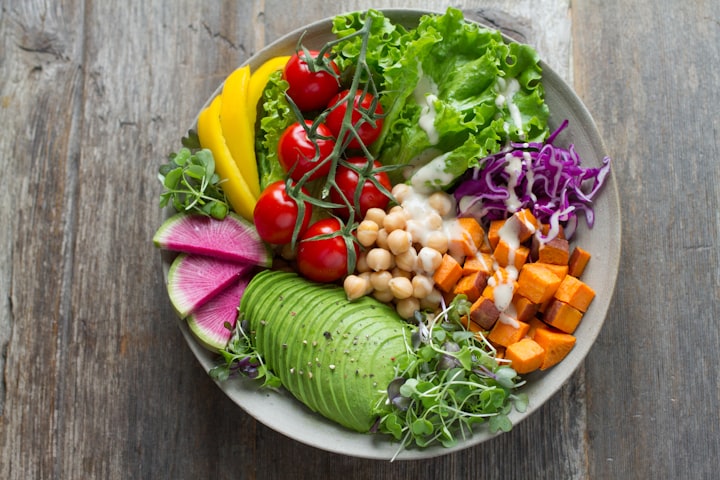 A colorful, nourishing salad